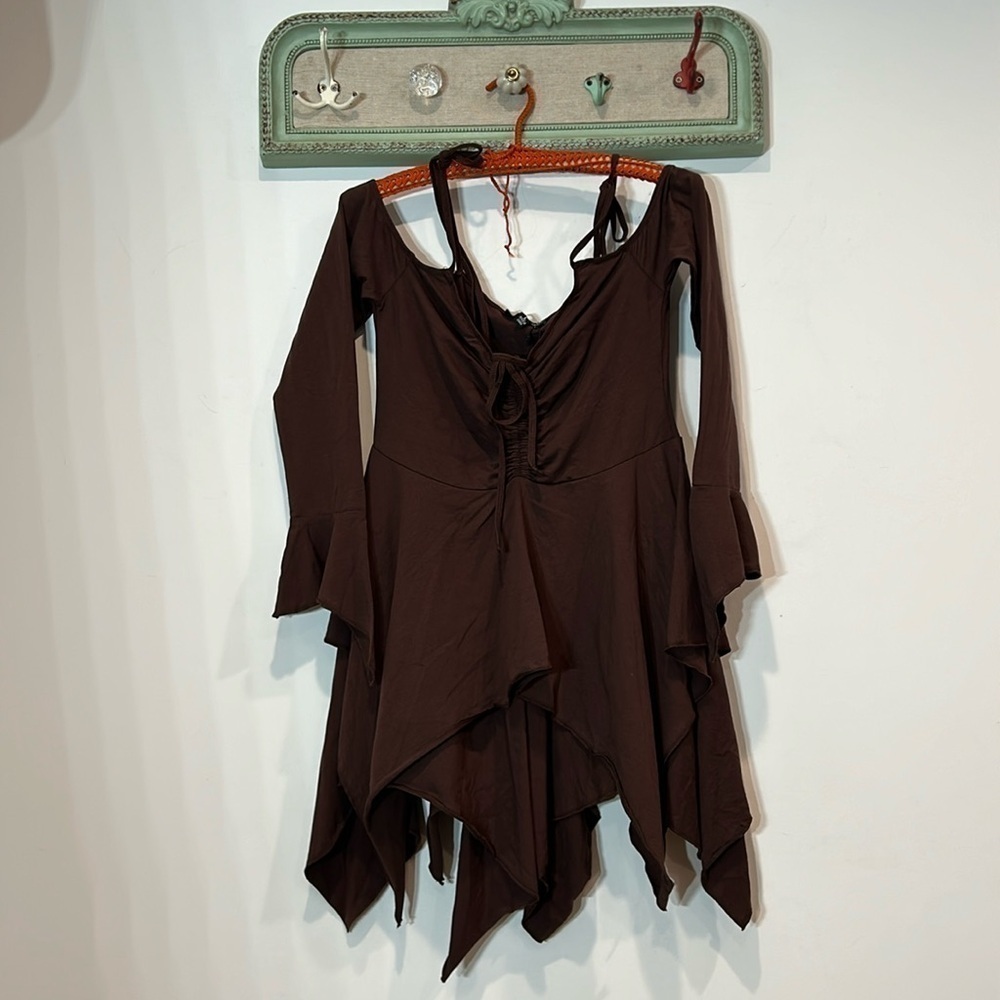 Dolls Kill Current Mood F is for Fairies Dress Womens L
Brown Fairycore Festival